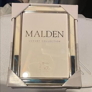 Malden Green and White Marbled Photo Frame